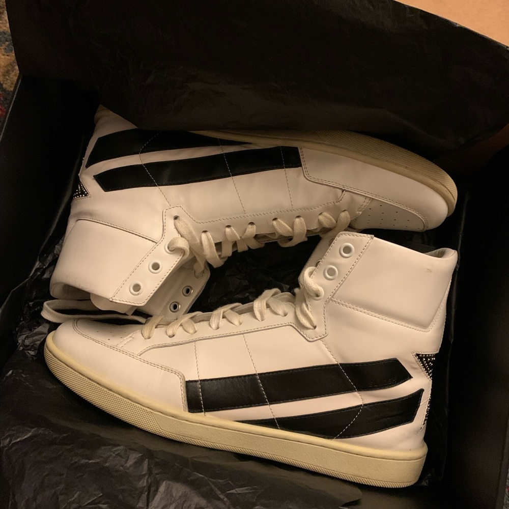 High top Saint Laurent shoes